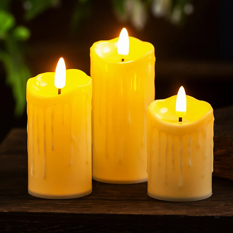 LED Flammenlose Kerze