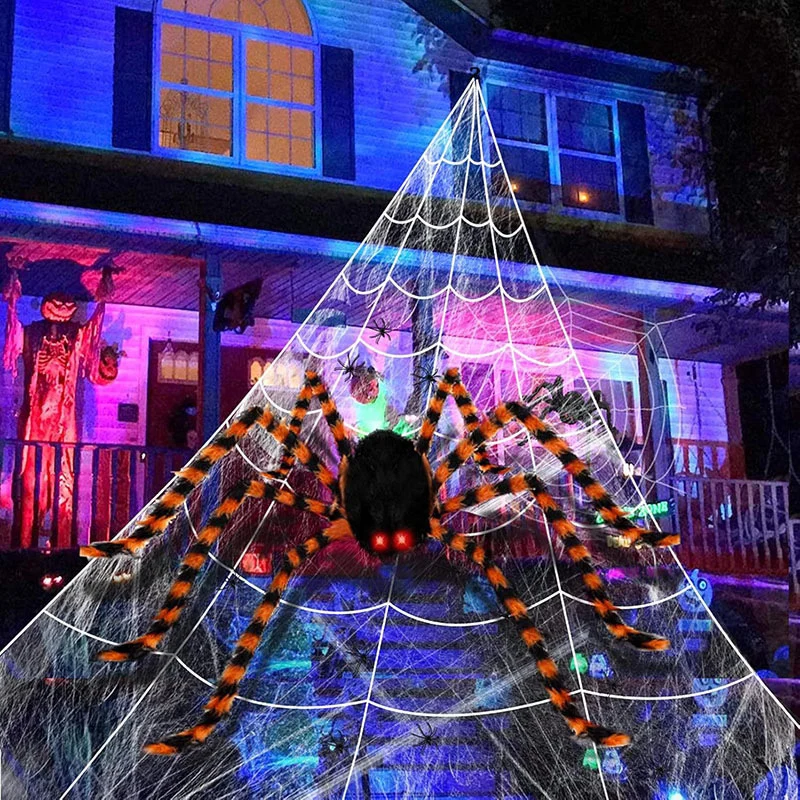 Halloween Spinnennetz Dekoration
