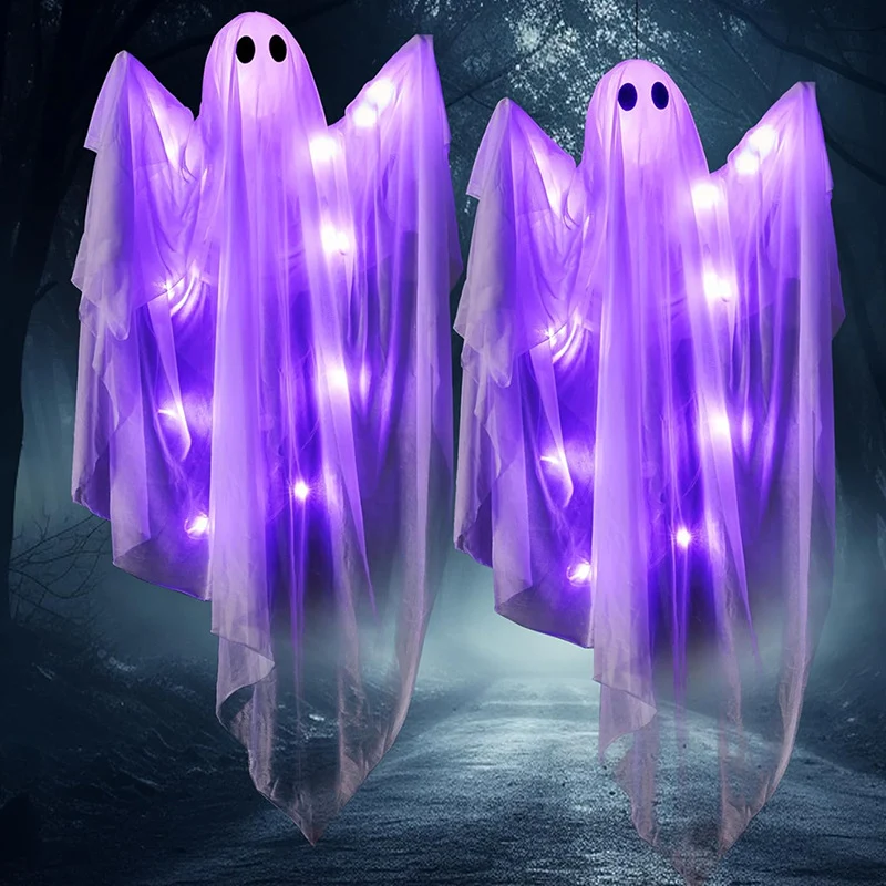 Gruselige LED-Geisterdekoration