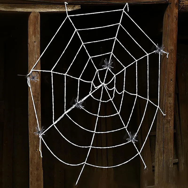 Gruselige Halloween-Deko-Spinnennetz