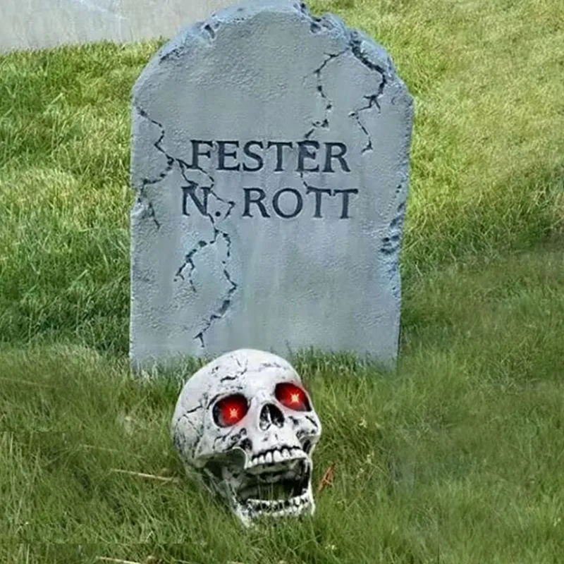 Dekorative Totenkopfstatue