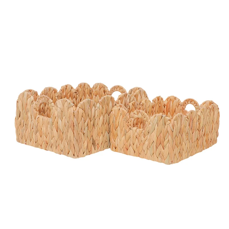Scalloped Woven Serving Tray Karnz