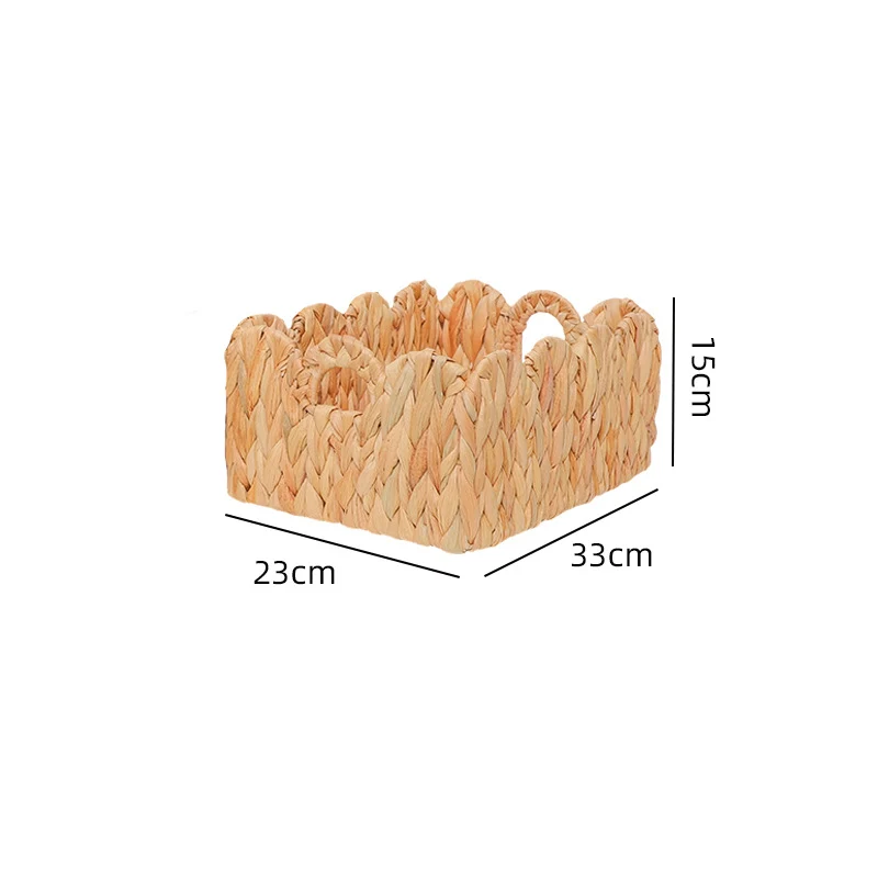 Scalloped Woven Serving Tray Karnz