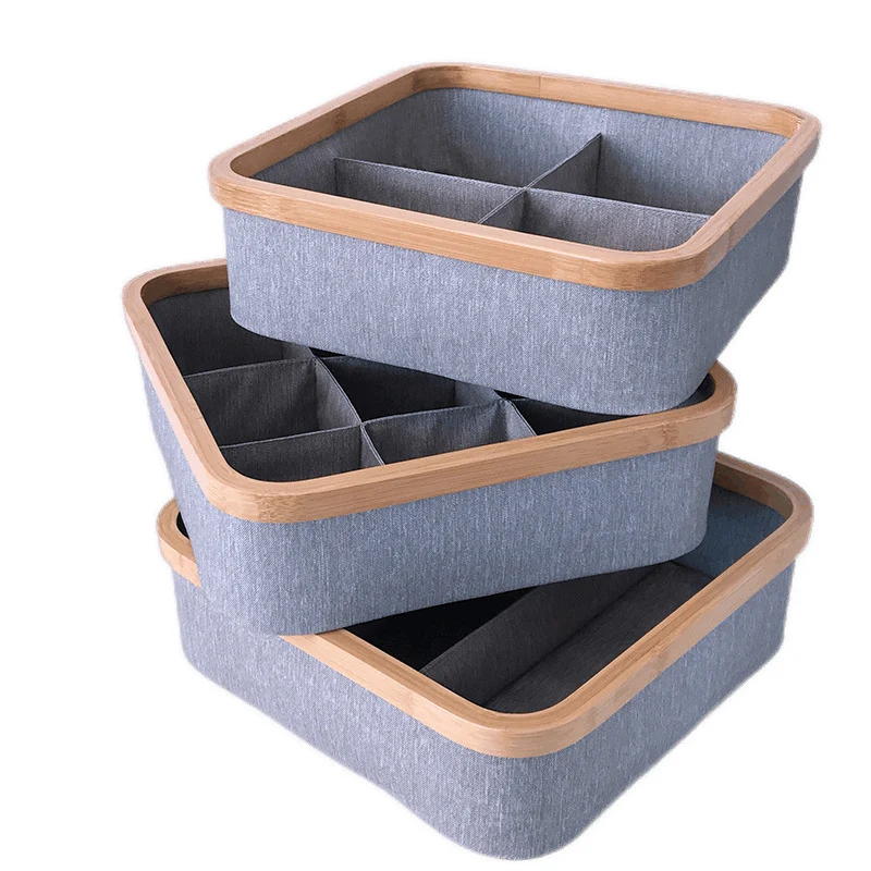 Multi-Sektionales Bambus-Storage-Tablett Karnz