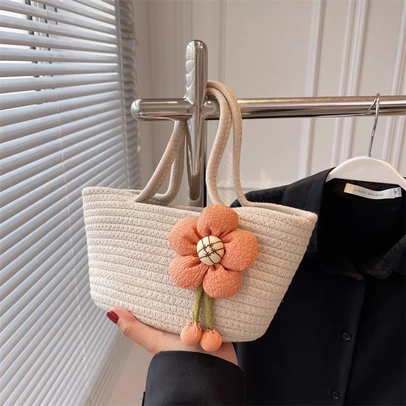 Dekorative Geflochtene Strohtasche Karnz