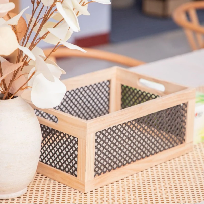 Dekorativer gewebter Aufbewahrungskorb Karnz