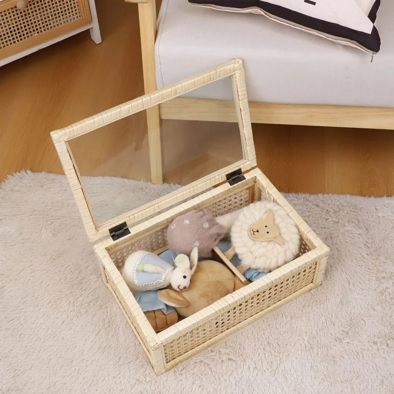 Dekorative Geflochtene Aufbewahrungsboxen Set Karnz