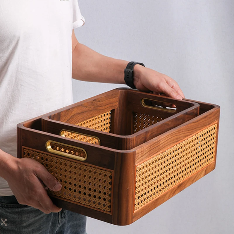 Artisan handgewebte Lagerkiste Karnz