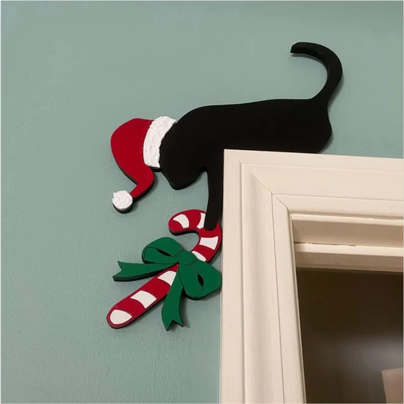 Verspielte Katze Dekorative Wandkunst