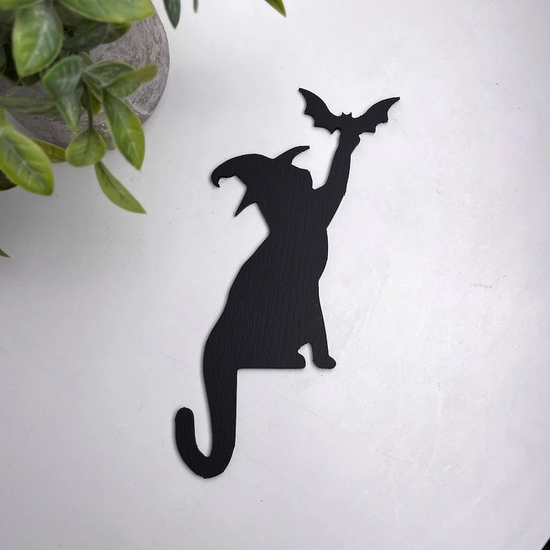 Verspielte Katze Dekorative Wandkunst
