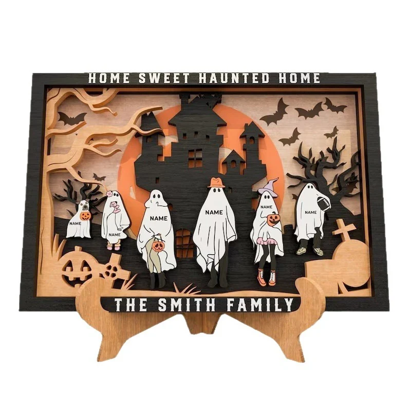 Personalisierte Halloween Schattenbox