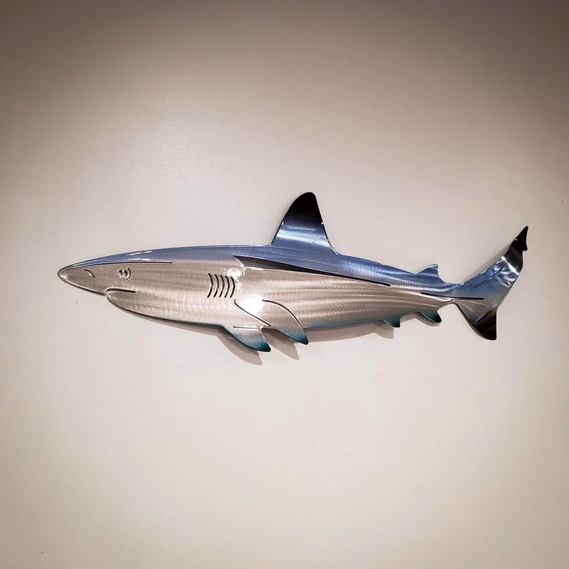 Metal Shark Wandkunst
