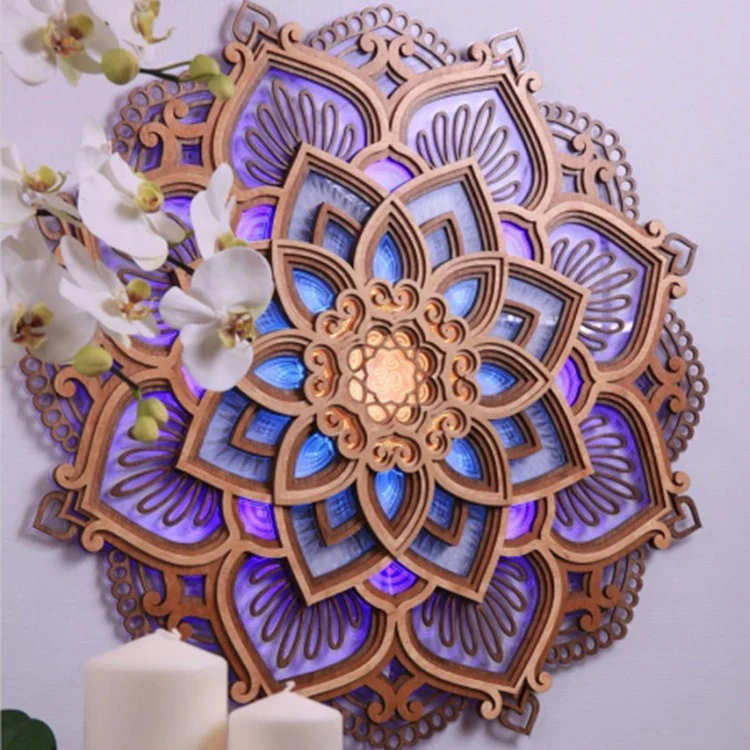 Aufwendige Mandala Wanddekoration