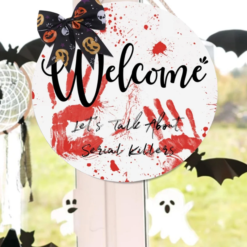 Halloween-Themen Dekor Willkommensschild