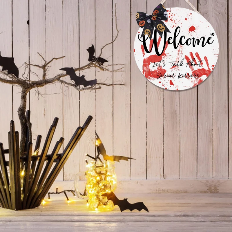 Halloween-Themen Dekor Willkommensschild