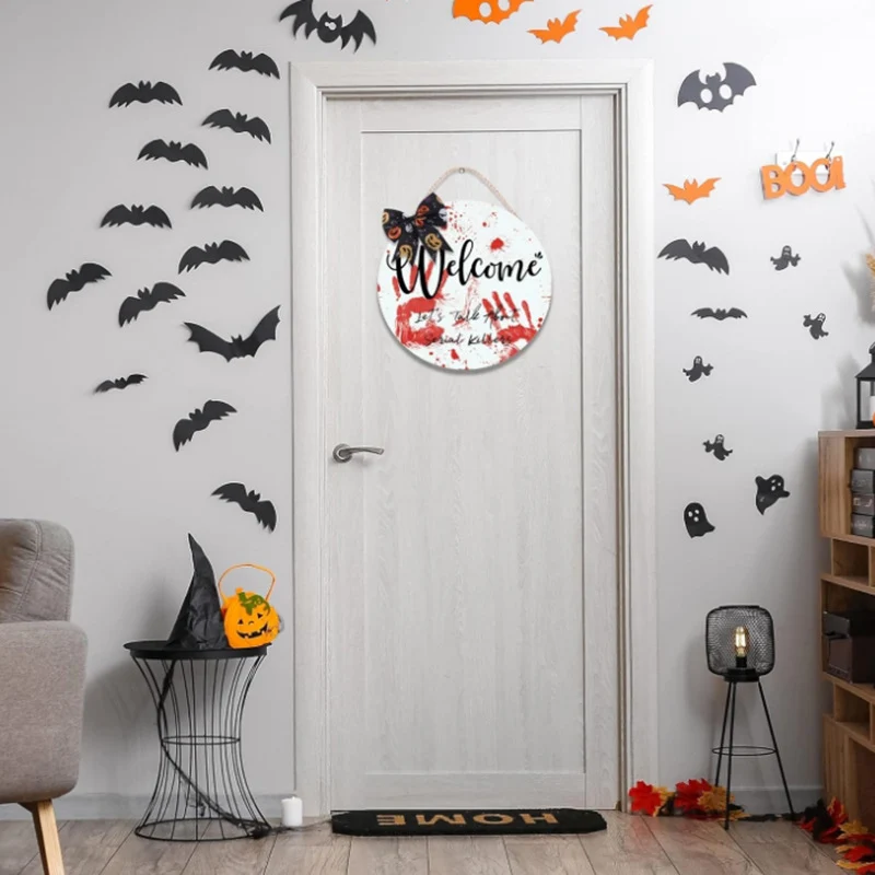 Halloween-Themen Dekor Willkommensschild
