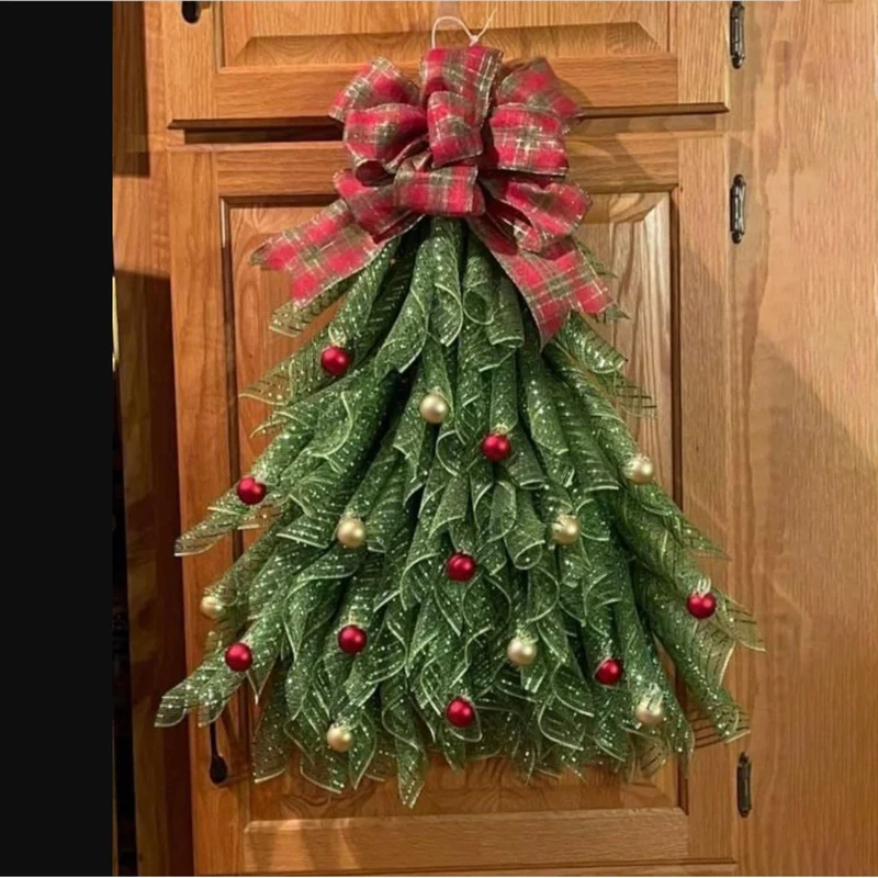 Festliche dekorative Weihnachtsbaum-Wandbehängung