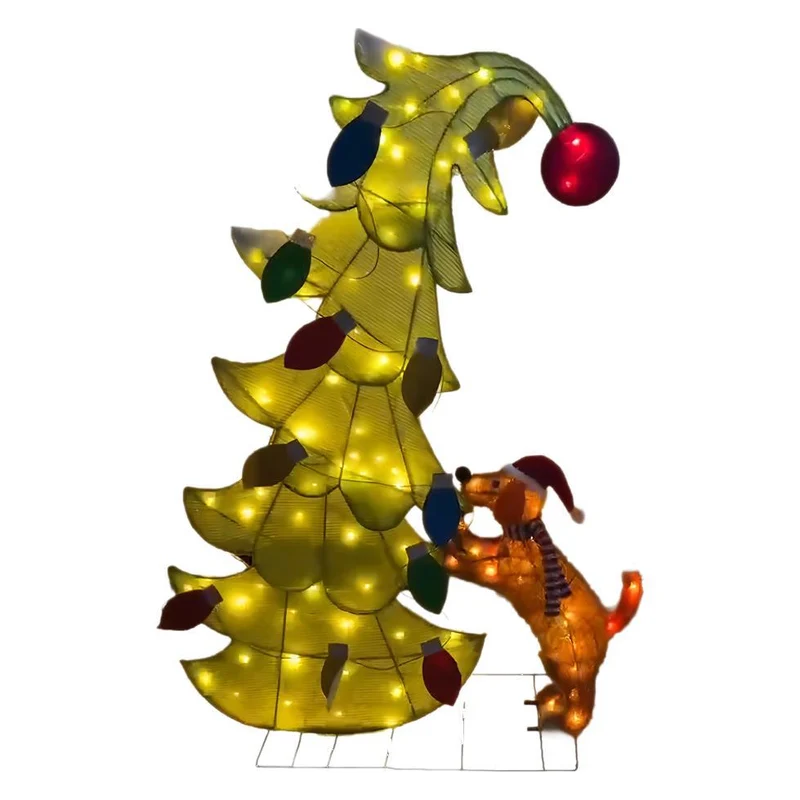 Festliches Dekoratives Weihnachtsbaum Set