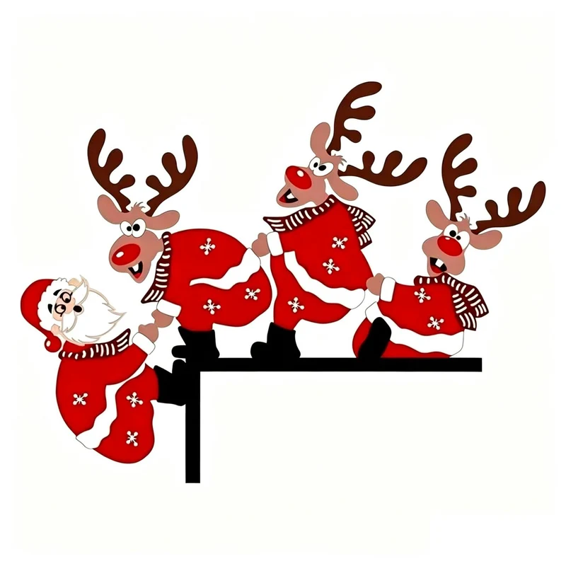 Weihnachtlich dekorierte Hängehängung