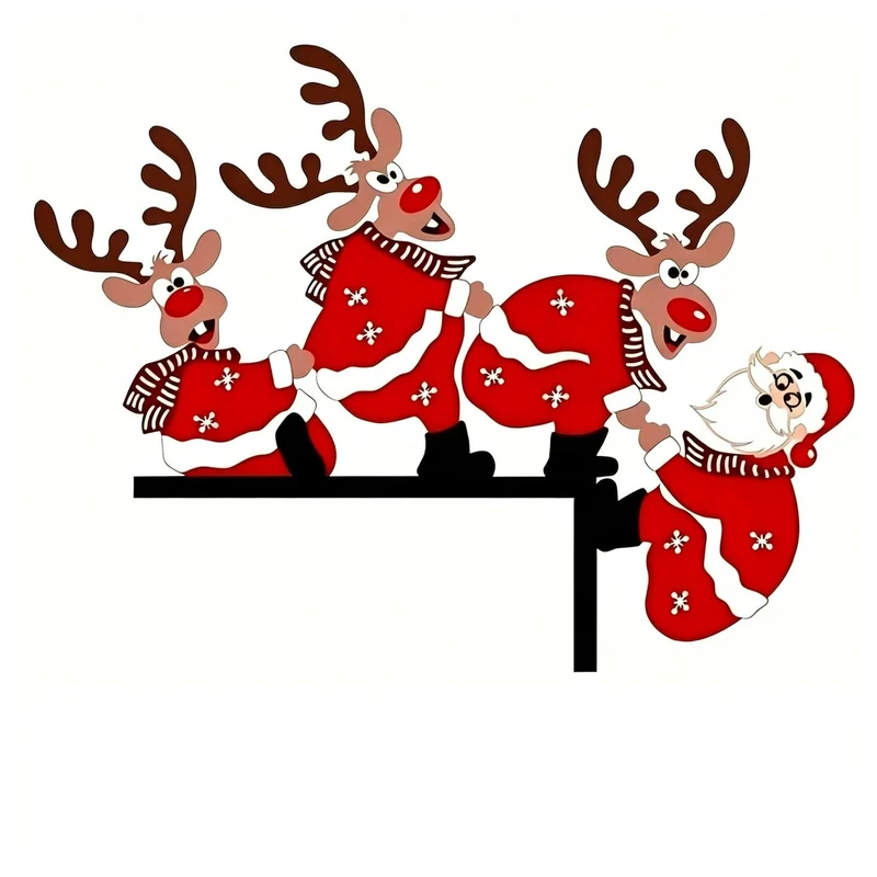 Weihnachtlich dekorierte Hängehängung