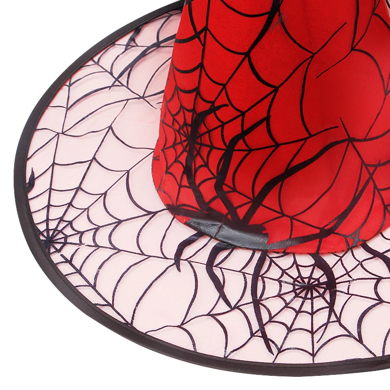 Halloween-Themen-Spinnennetz-Kostümhut
