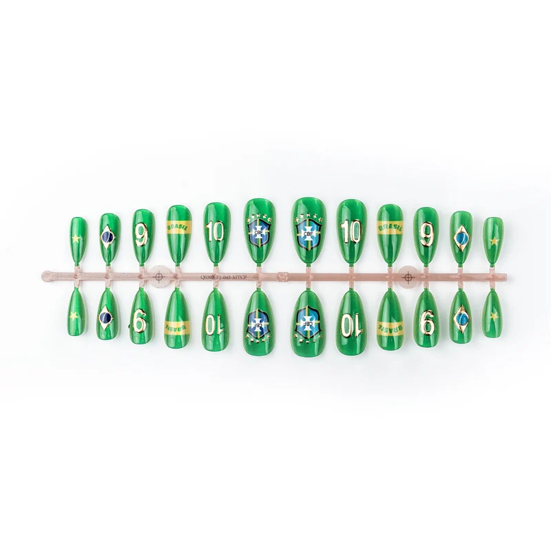 Sport-Themen Press-On Nail Art Set