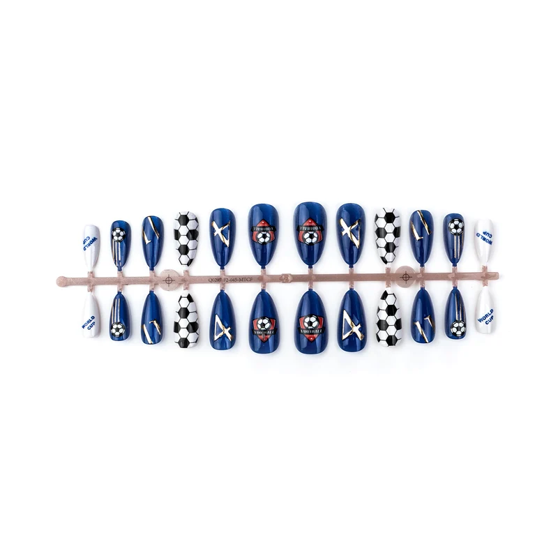 Sport-Themen Press-On Nail Art Set