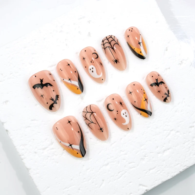 Halloween Themen Press-On Nagelkunst-Set