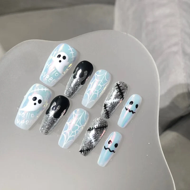 Halloween-Themen Press-On Nagelkunst Set 1790636290