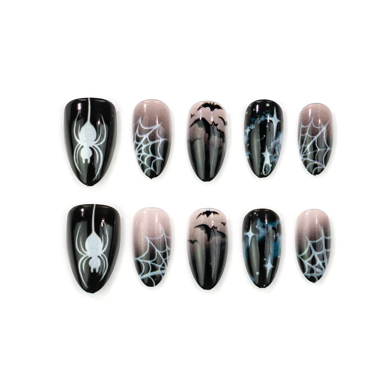 Halloween-inspiriertes Press-On Nageldesign Set