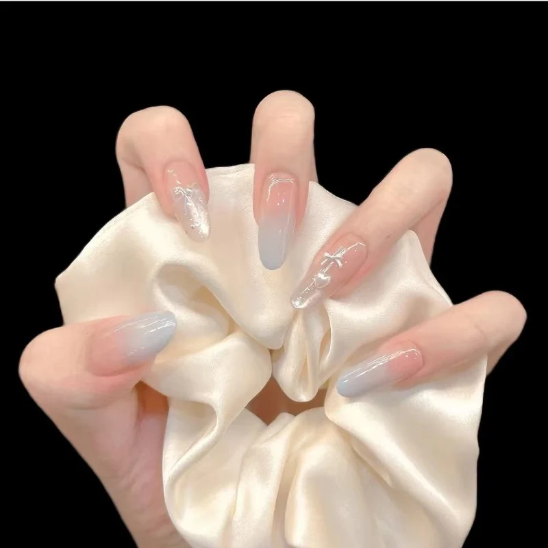 Elegante Ombre Nagel Kunst Verlängerungen