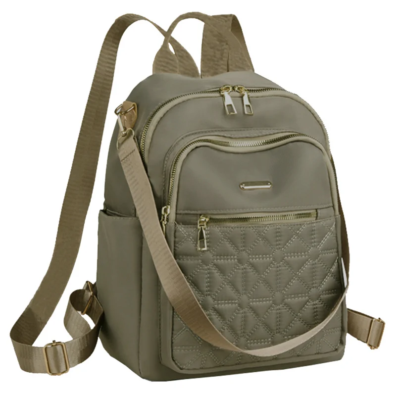 Elegante gesteppte Multi-Taschen-Rucksack Karnz