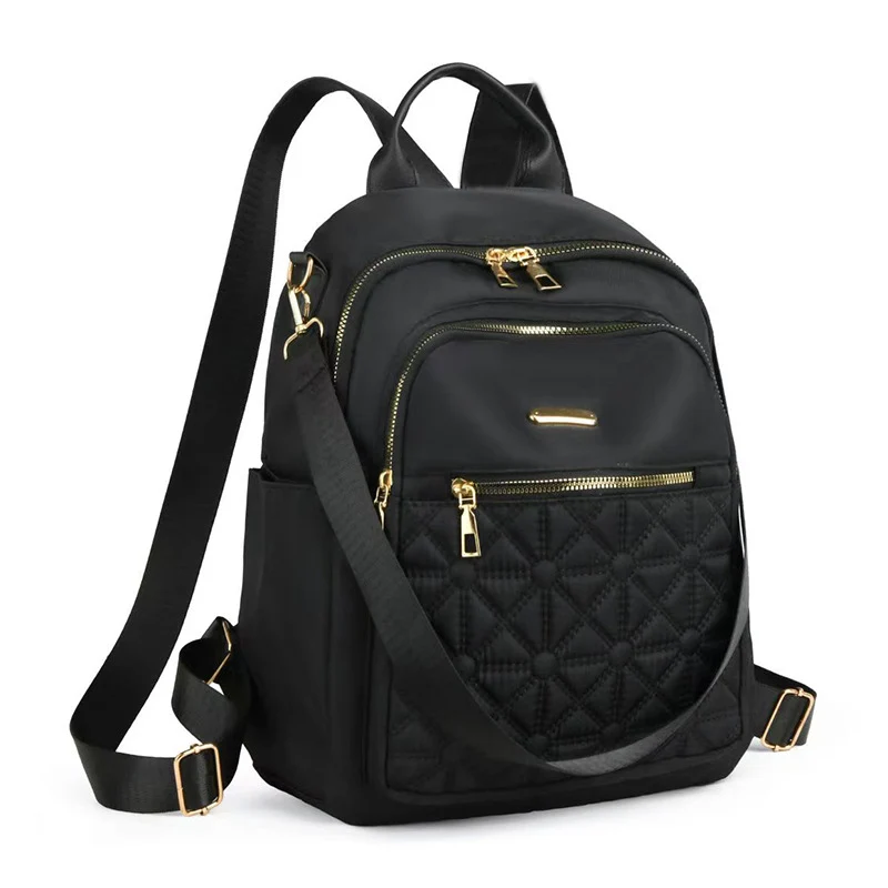 Elegante gesteppte Multi-Taschen-Rucksack Karnz