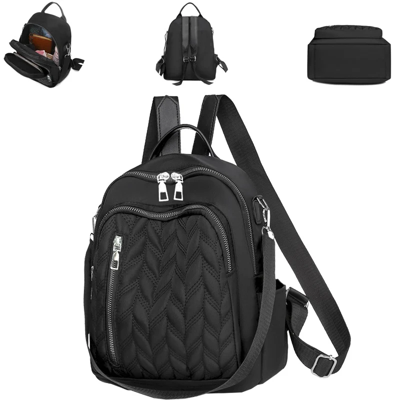 Damen gesteppter multifunktionaler Rucksack Karnz