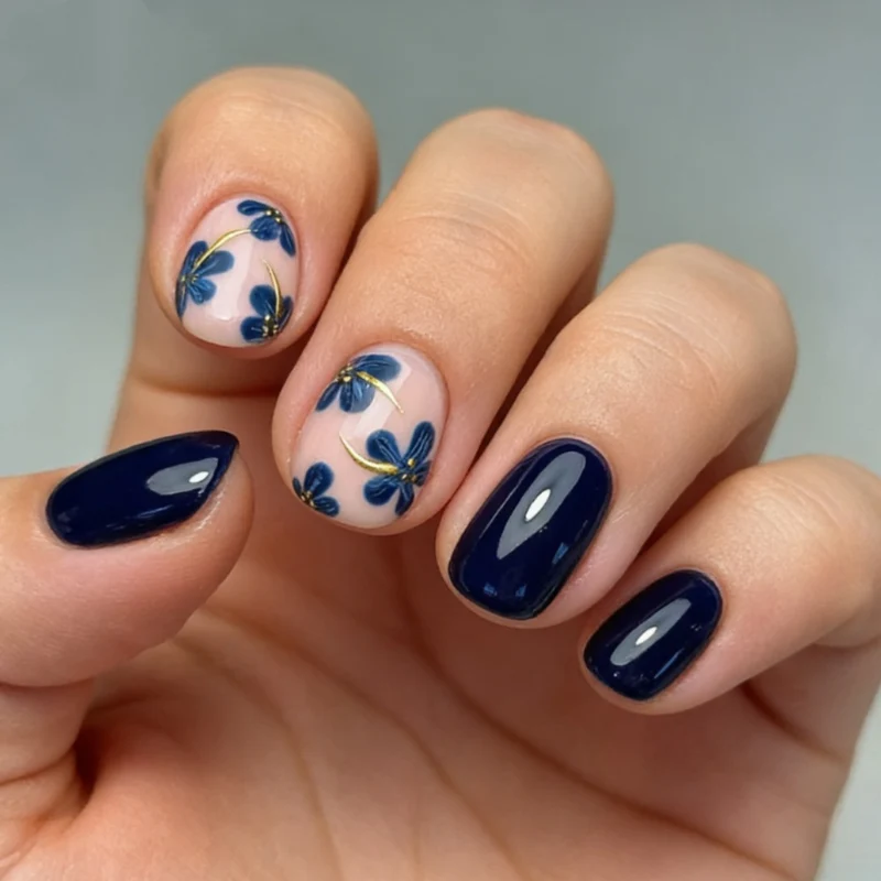 Stylische dekorative Nagelkunst