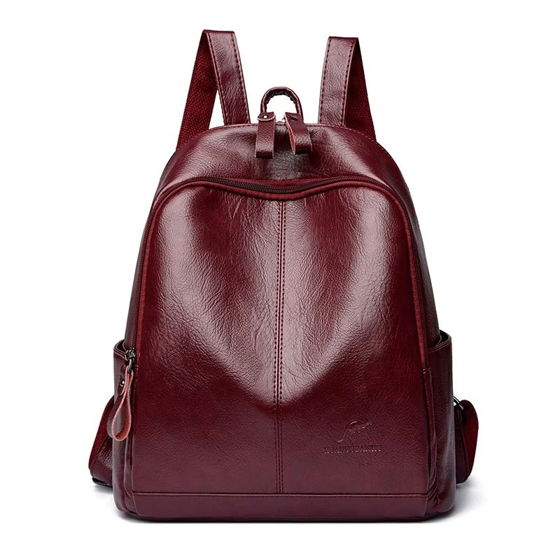Damen Stilvolle Leder Rucksack Karnz