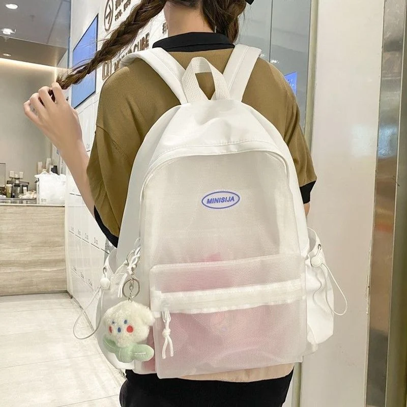 Transparenter Mesh-Rucksack Karnz