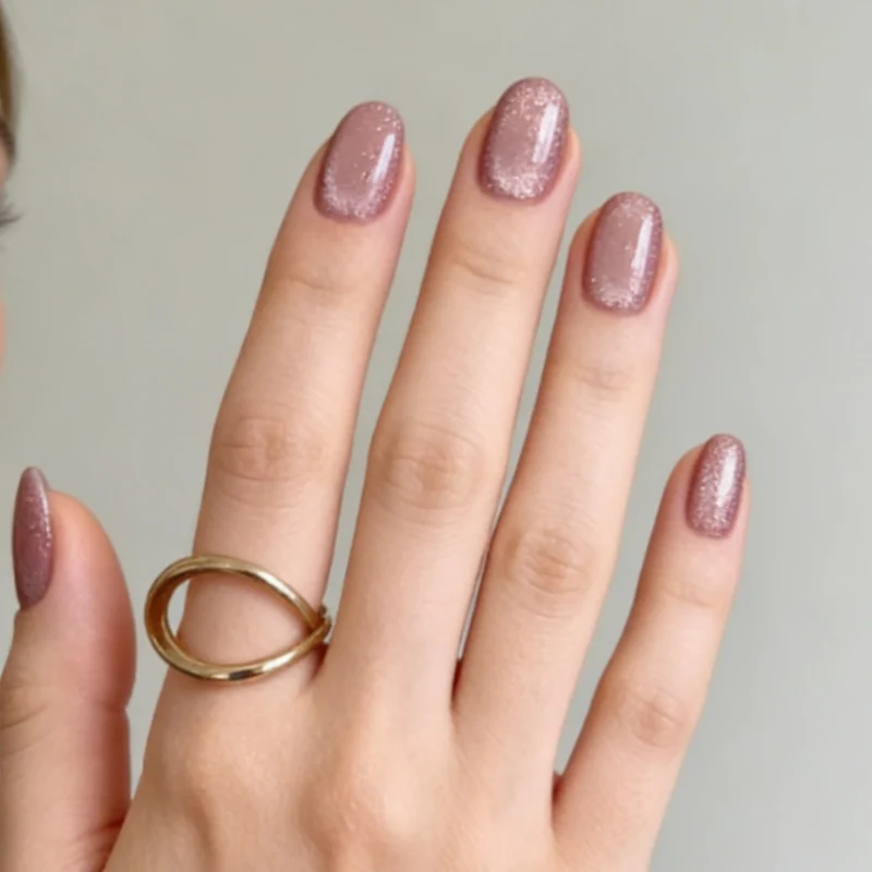 Glitzernde Glänzende Nagelverbesserungen