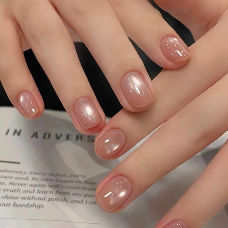 Floral Verzierter Press-On-Nagelset