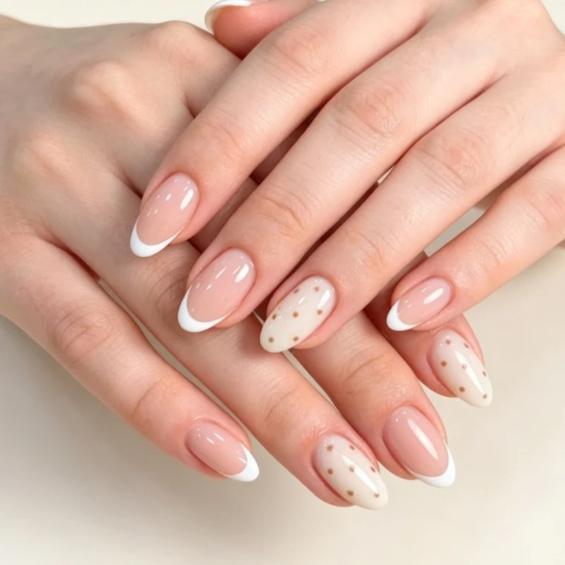 Floral Design Stiletto Press-On Nägel