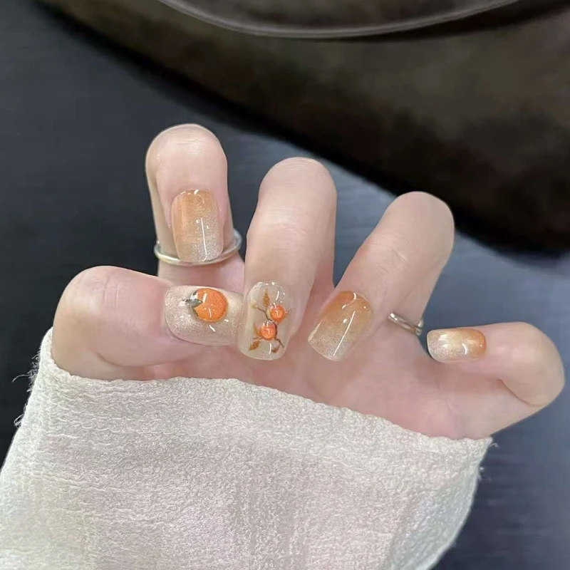 Floral Art Press-On Nails