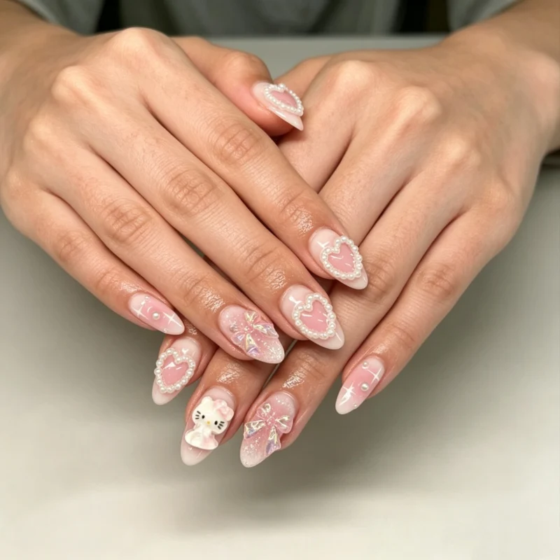 Festliche saisonale Nagelkunstverschönerungen