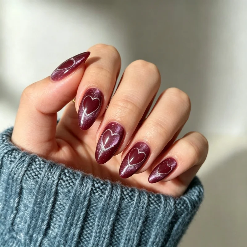 Festliche saisonale Nagelkunstverschönerungen