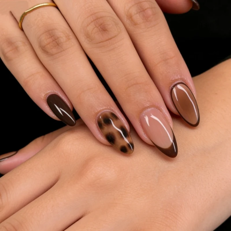 Elegante Gel-Nagelverlängerungen