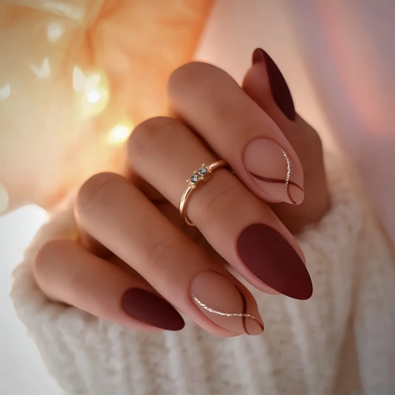 Elegante Stiletto-Nagelverstärkungen 1790638488