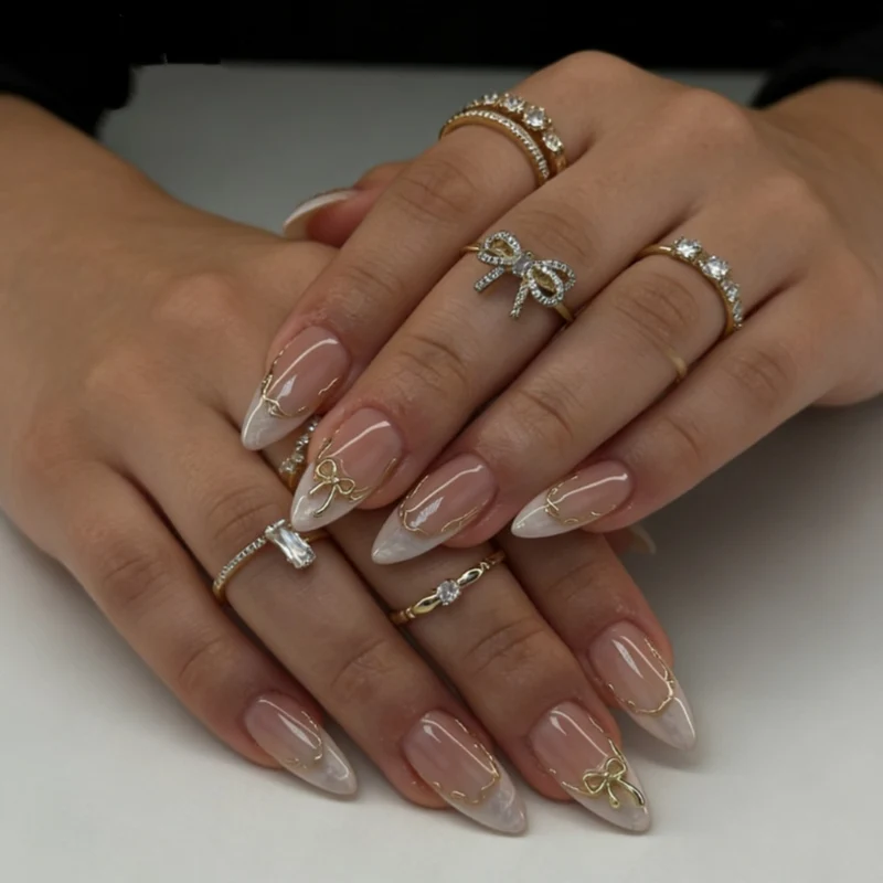 Elegantes Stiletto-Nägel-Kunst-Set