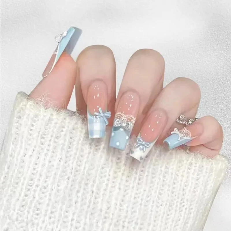 Elegante Stiletto-Nagelkunst-Verstärkungen
