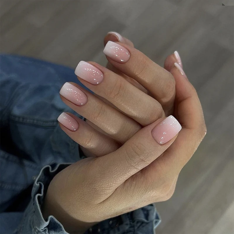 Elegante Ombre Druck-Nägel