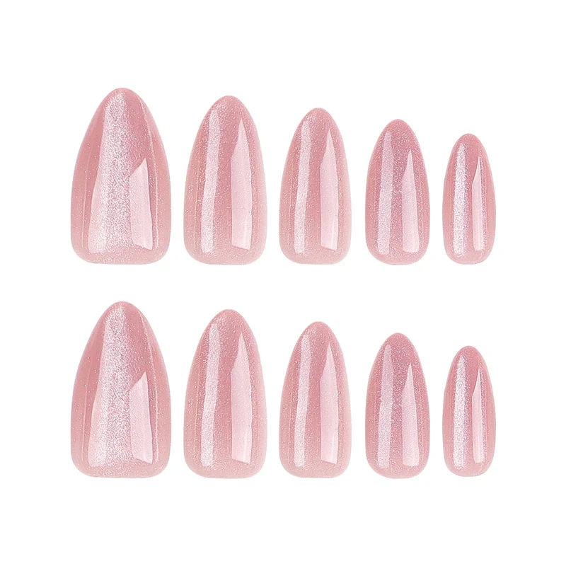 Elegantes Glitzerndes Press-On-Nagelset