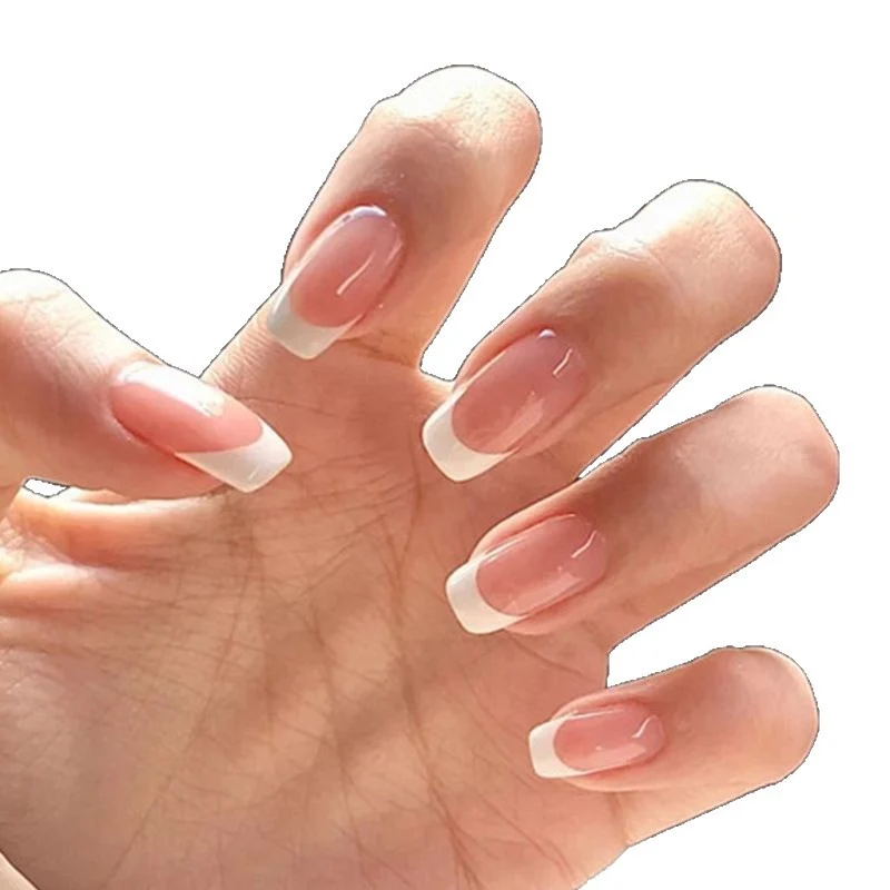 Elegante French Tip Press-On Nails